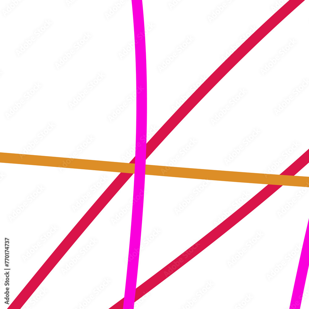 Fototapeta premium Red pink graphic lines abstract background 