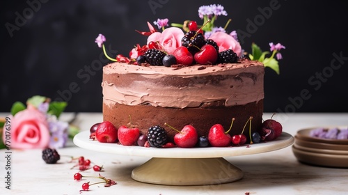 Vegan Cake Use plant-based ingredients like vegan butter, dairy-free milk, and egg replacements for a delicious and cruelty-free cake.