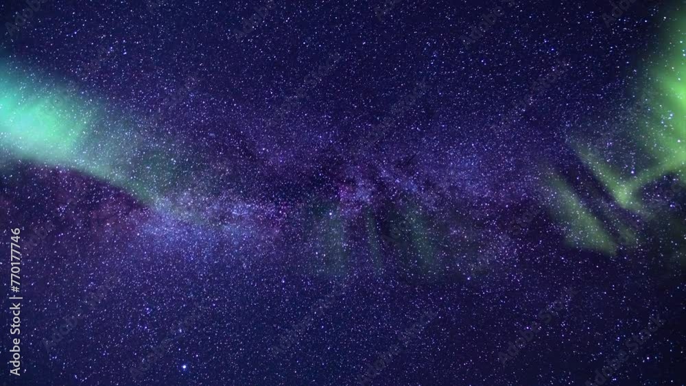 Milky Way Galaxy Aurora Green Loop 24mm South