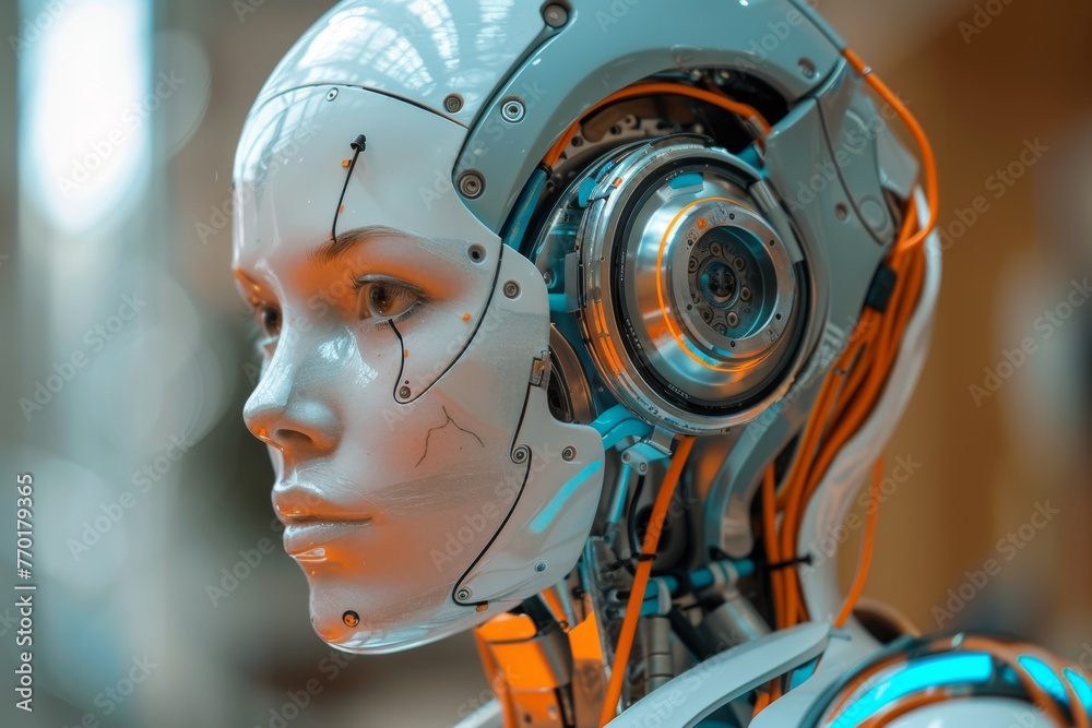 cyber modified people and robot cyber modified people and robot
