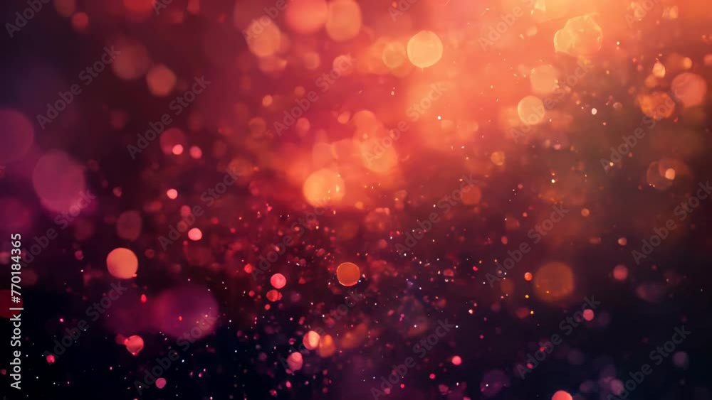 Abstract background with bokeh defocused lights. Vector illustration.