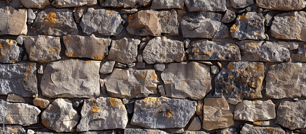 Close-up of stone wall for backdrop