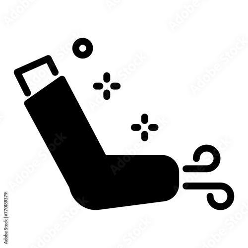 characteristic icon, glyph icon style
