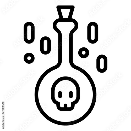 secure icon, line icon style