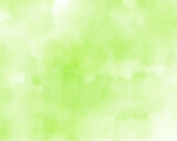にじみのある緑の水彩風背景　壁紙　素材