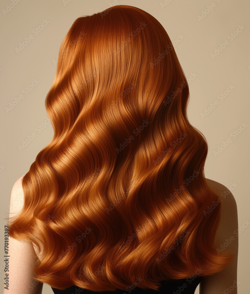 Fototapeta premium hair of a woman