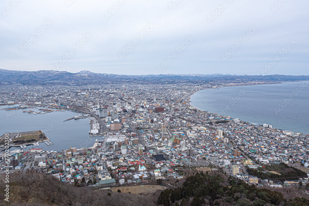 函館山から見た函館の風景 北海道