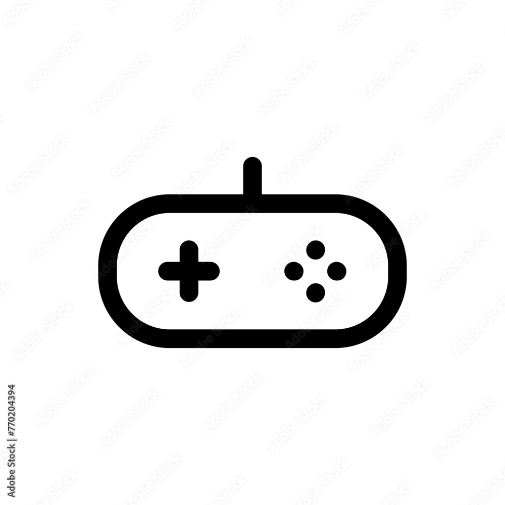 Game icon in trendy outline style isolated on white background. Game silhouette symbol for your website design, logo, app, UI. Vector illustration, EPS10. Game icon in trendy outline style isolated on white background. Game silhouette symbol for your website design, logo, app, UI. Vector illustration, EPS10.