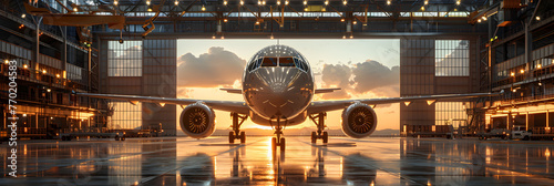  Aerospace Assembly Plant,
Passenger aircraft HD wallpaper photographic image
 photo