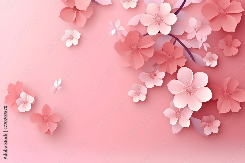 Fototapeta premium cherry background made by midjourney