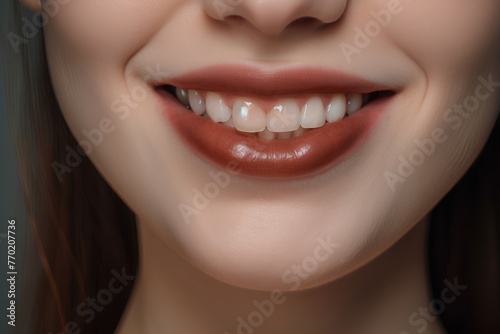 close up of a person smiling made by midjourney
