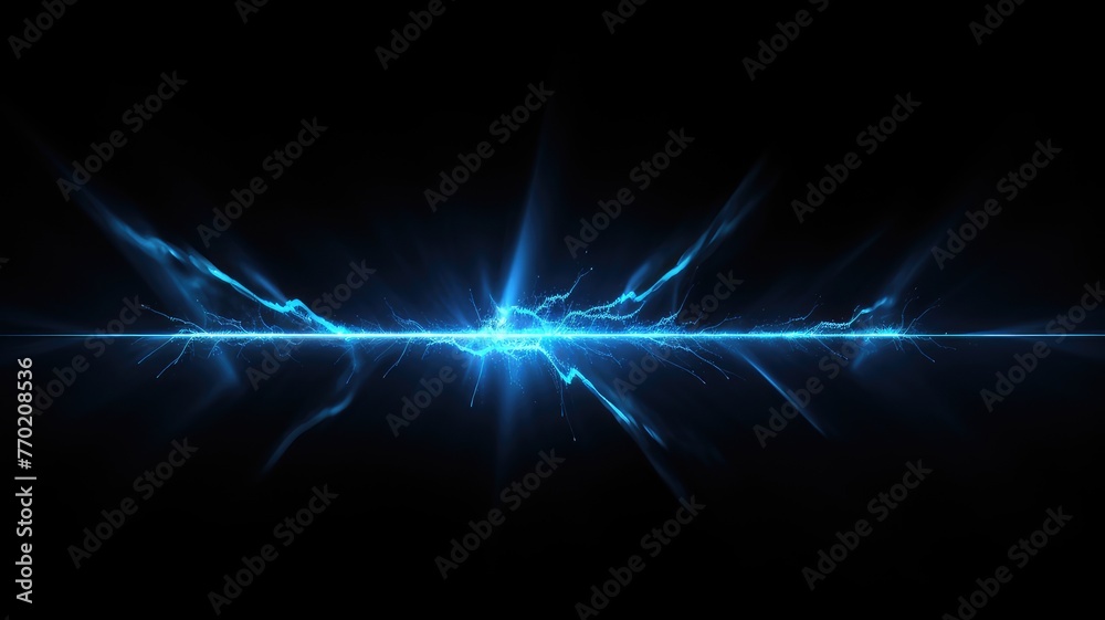 neon blue quantum burst background