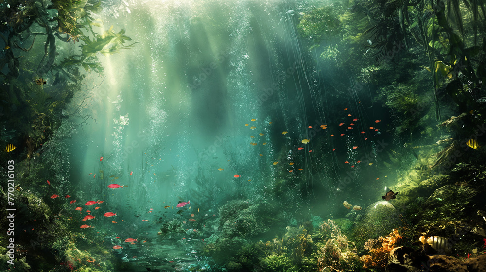 underwater forest