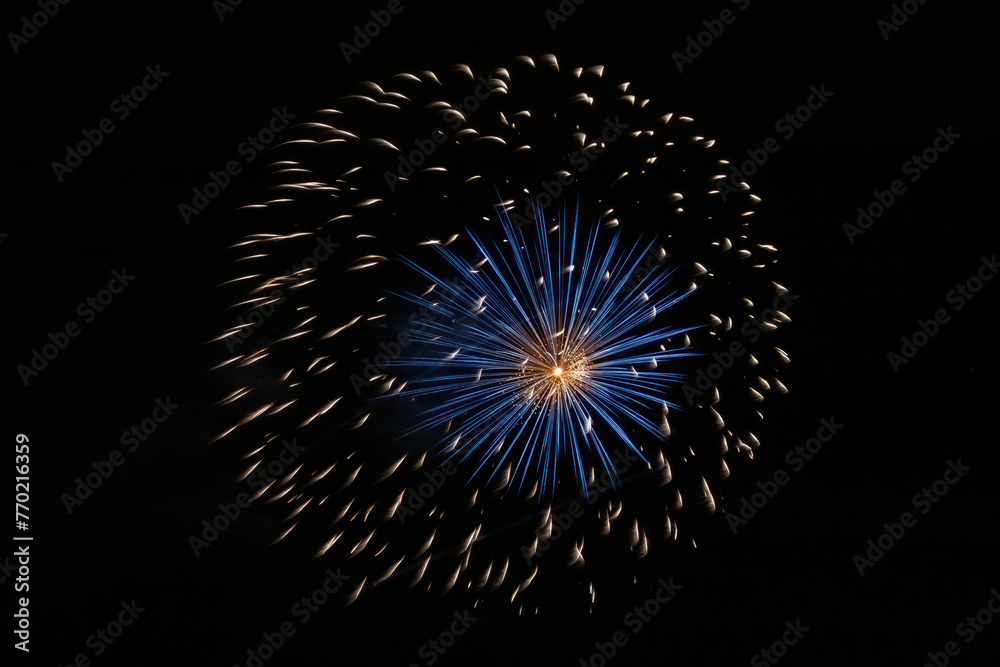 Fototapeta premium Colorful Fireworks in Night Sky
