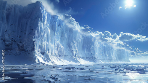 Global cooling event, return to ice age conditions © FoxGrafy