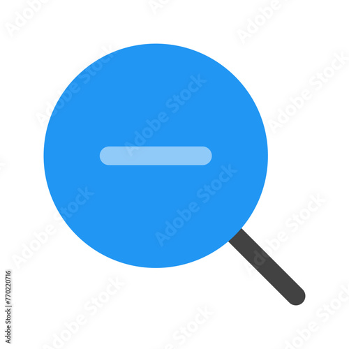 zoom out flat icon