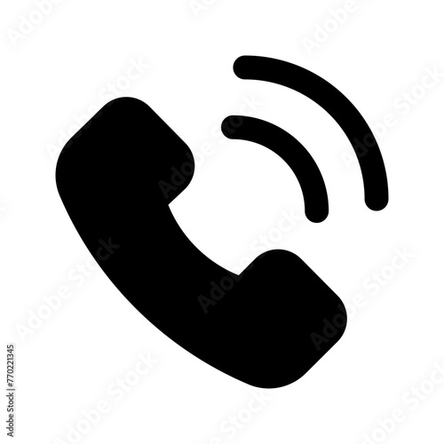 phone call glyph icon