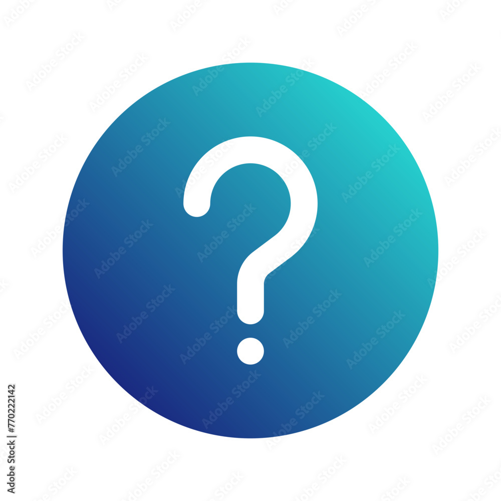 question gradient icon question gradient icon