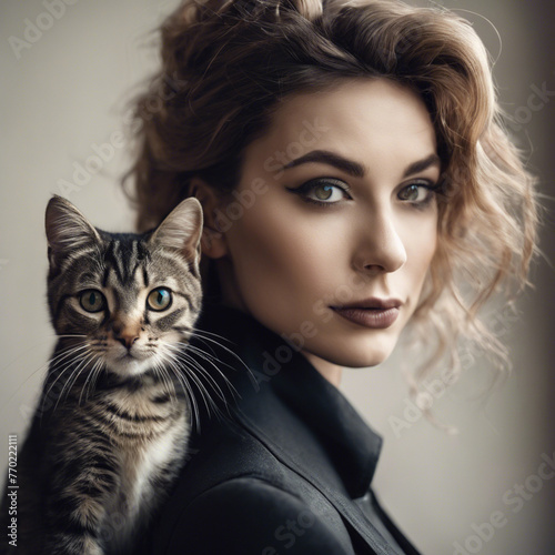 Feline Fusion Exploring Human Cat Hybrids in Fantasy and Fiction photo