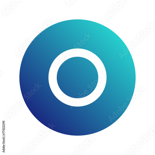 record gradient icon