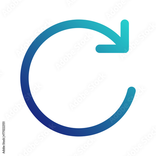refresh gradient icon