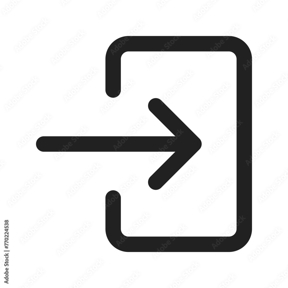 login line color icon login line color icon