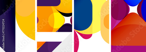 Geometric elements abstract backgrounds for wallpaper, business card, cover, poster, banner, brochure, header, website