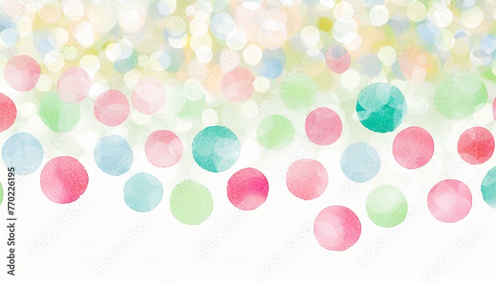 Watercolor background with polka dots. Watercolor background with polka dots.