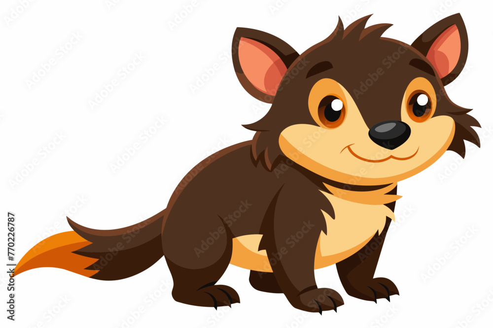 tasmanian silhouette vector illustration tasmanian silhouette vector illustration