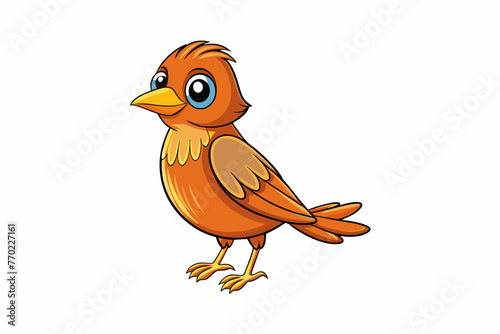 thrush silhouette vector illustration