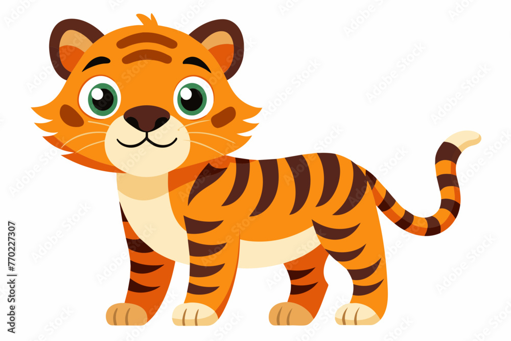 tiger silhouette vector illustration tiger silhouette vector illustration