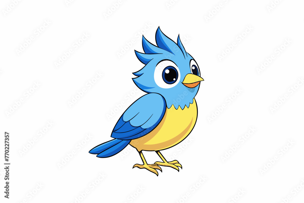 titmouse silhouette vector illustration titmouse silhouette vector illustration