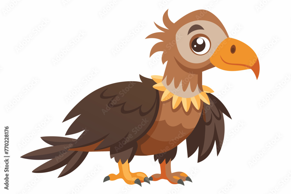 vulture bird silhouette vector illustration