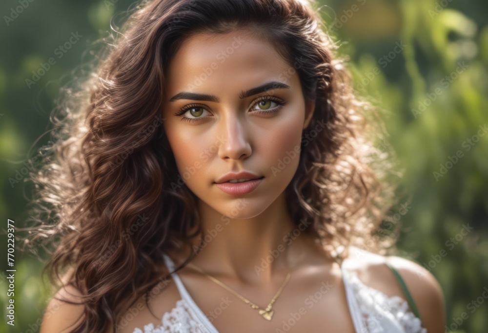 A Portrait Of Breathtakingly Gorgeous, Exotic, Beautiful Woman.
A Portrait Of Breathtakingly Gorgeous, Exotic, Beautiful Woman.