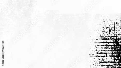Grid spotted pattern. Abstract grunge halftone lined texture. Distressed uneven grunge background. Abstract vector illustration. Isolated on white.