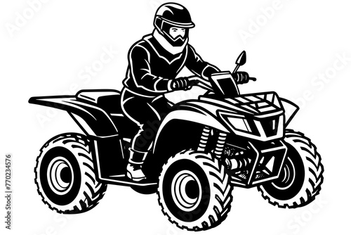 riding silhouette vector illustration