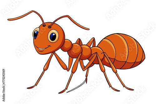 ant silhouette vector illustration