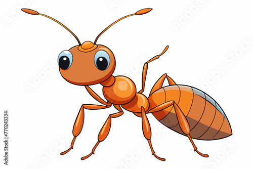 ant silhouette vector illustration