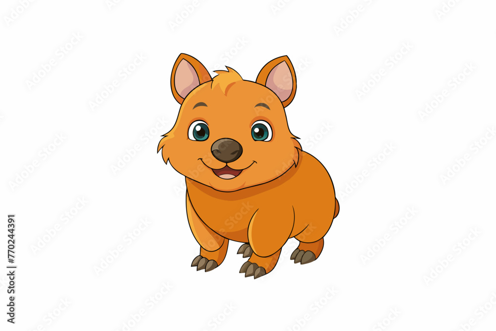 wombat silhouette vector illustration wombat silhouette vector illustration