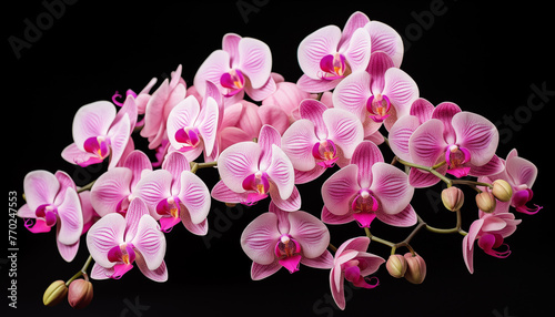 Orchid plant in full bloom