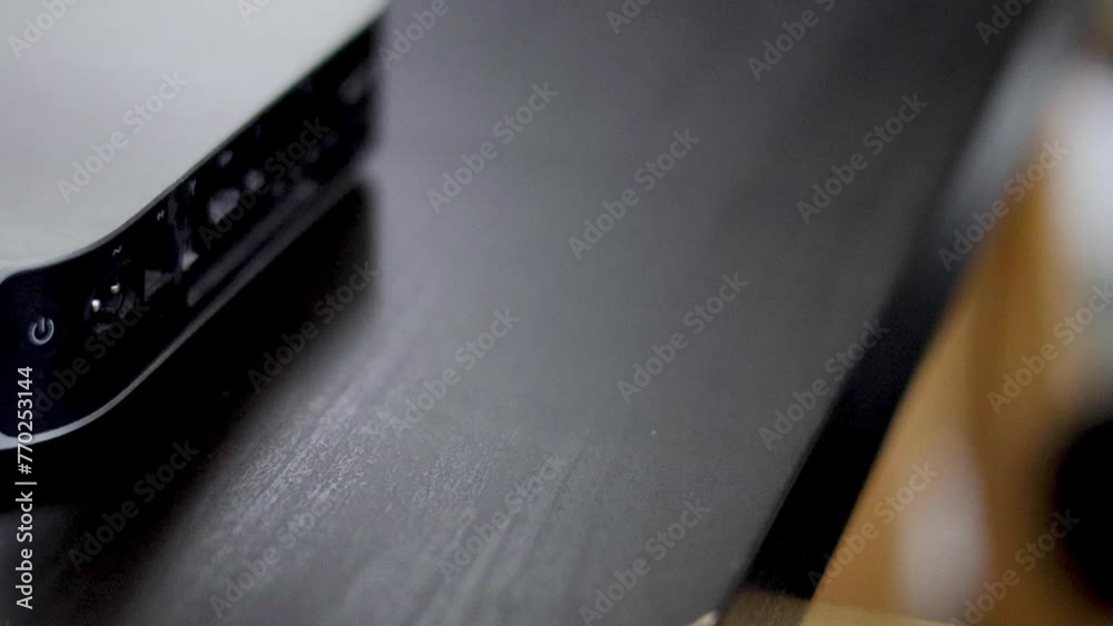 Connecting Cable to Electronic Device