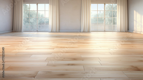 empty room with wooden floor  high definition hd  photographic creative image