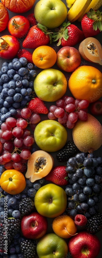 Design a captivating panoramic scene featuring a variety of fruits symbolizing the four classical elements earth, water, air, fire, Each element should be represented by distinct fruits Design a captivating panoramic scene featuring a variety of fruits symbolizing the four classical elements earth, water, air, fire, Each element should be represented by distinct fruits