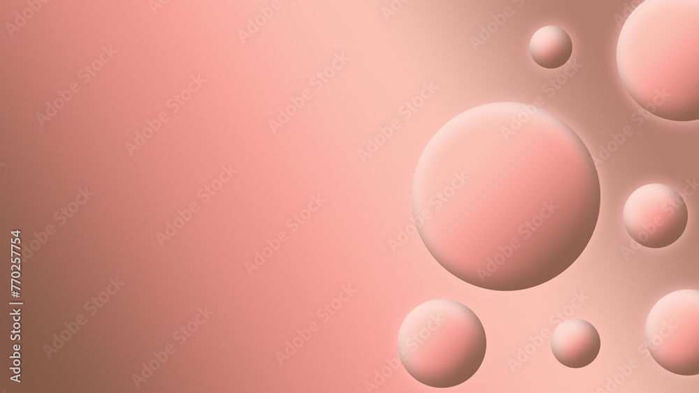 Water drops on gradient background bubble color concept graphic for illustration