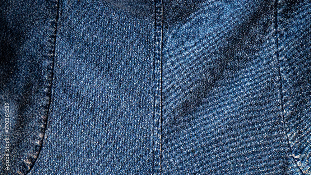 Fototapeta premium Close up Denim jeans texture background