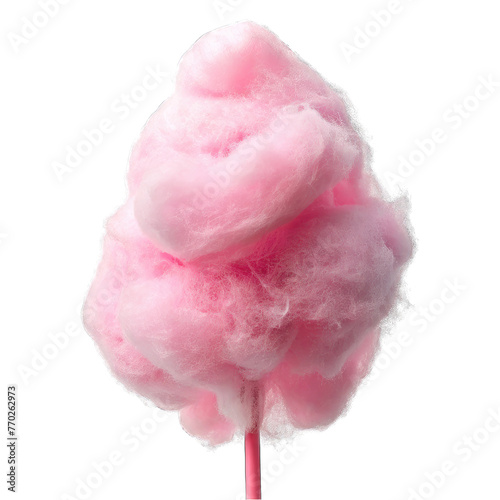 a cotton candy on a stick