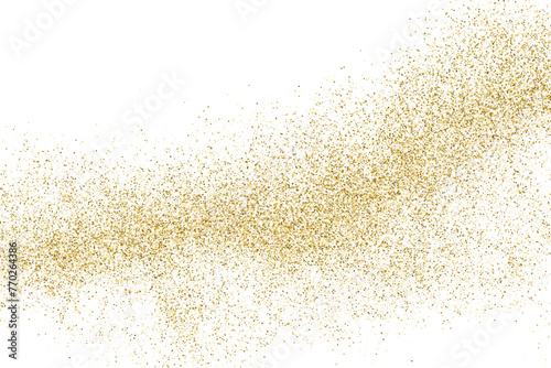 Gold Vector Texture Pattern on White Background. Light Golden Confetti. Yellow Illustration Backdrop. Design Element. eps 10.	
