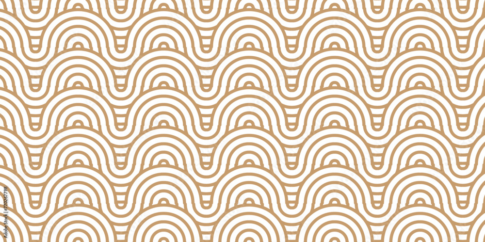 Overlapping Pattern Minimal diamond geometric waves spiral abstract circle wave line. Brown seamless tile stripe geometric create retro square line backdrop pattern background. Overlapping Pattern Minimal diamond geometric waves spiral abstract circle wave line. Brown seamless tile stripe geometric create retro square line backdrop pattern background.