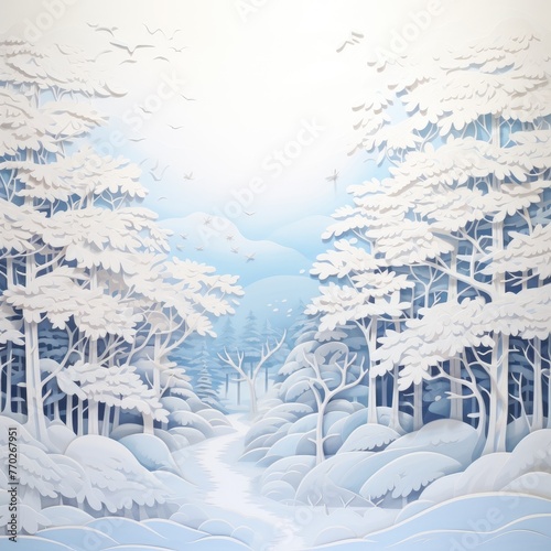 SnowyPanel on white background