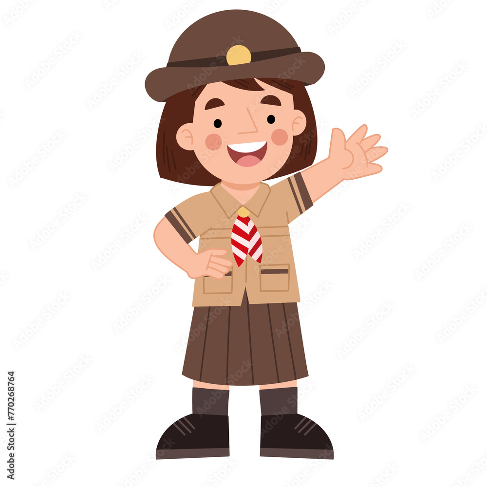 Indonesian Scouts clipart